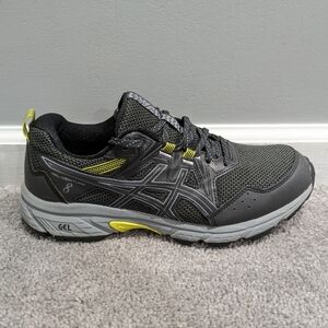 Asics Gel-Venture 8 Men’s Shoes Sz 7.5 Gray Black Athletic Running 1011A824